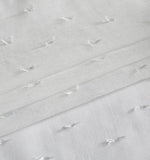 White Sprinkled Embellishment Window Curtain Panel - 84" x 76"