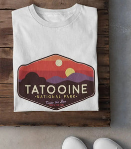 Star Wars Men's T Shirt, Tatooine Sunset
