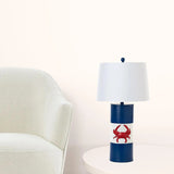 Red White And Blue Crab Table Lamps - Set of 2 (31")