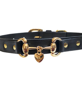 Stacy Luxury Black Gold Collar