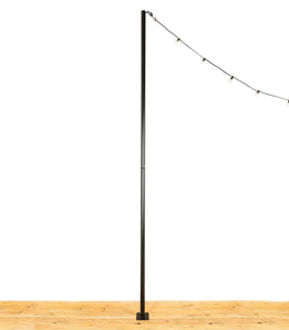 Pole Stand with Mounting Plate (for Bistro Lights)