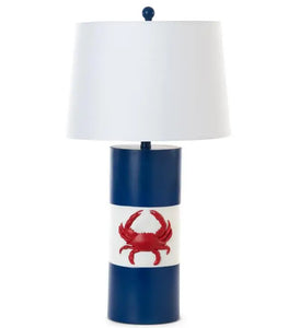 Red White And Blue Crab Table Lamps - Set of 2 (31