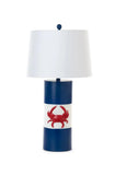 Red White And Blue Crab Table Lamps - Set of 2 (31")