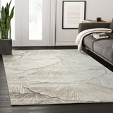 Abani Porto - Contemporary Shell Area Rug (3" x 5")