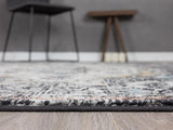 Abani Azure - Black Medallion Persian Rug