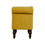 Mustard Velvet Chaise