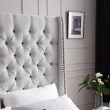 Paulette Full Size Upholstered Panel Bed
