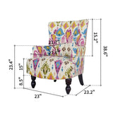 Accent Chair Pattern Upholstered Armchair
